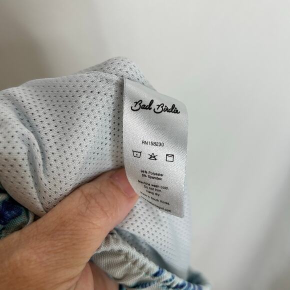 Bad Birdie men's swim trunks blue tropical large - Picture 5 of 6